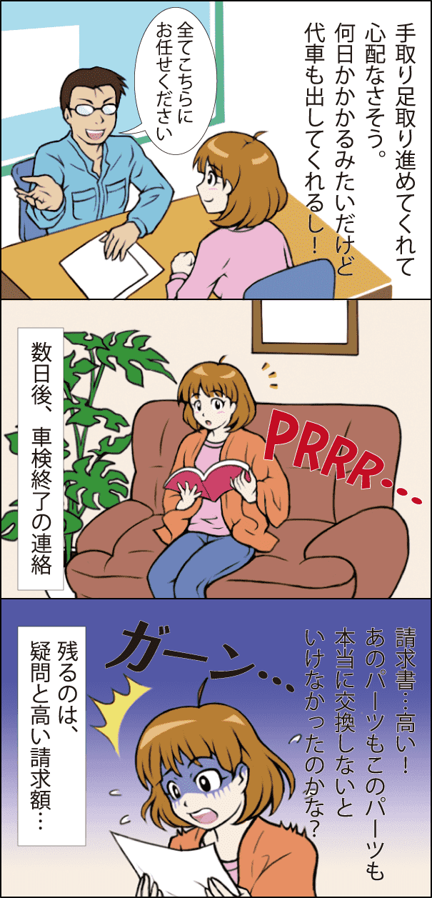 未经许可更换零件！
