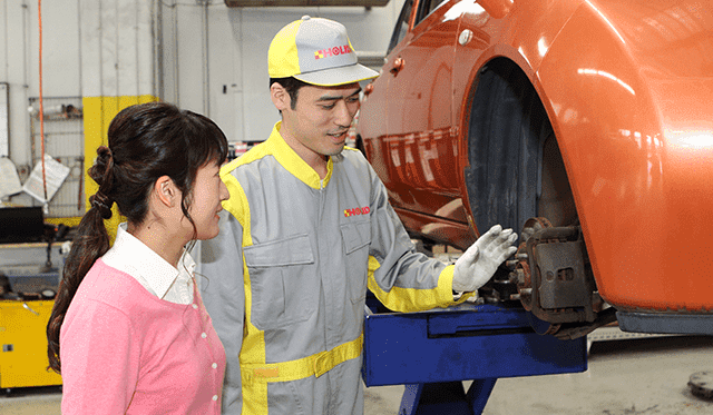 Feel free to ask questions to the mechanic!のイメージ画像